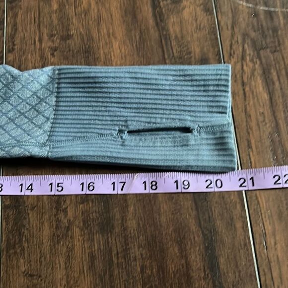 LULULEMON Rest Less 1/2 Zip Pullover Slate Blue size 6 GUC - Picture 10 of 10